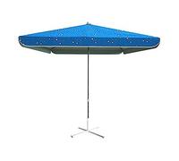 JCNAGXY Large Commercial Parasol Square Sun Umbrella Outdoor Garden Parasol Height Adjustable Market Table Umbrella 3.2x2.5M