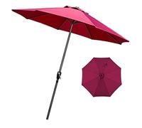 JCNAGXY Outdoor Table 9ft/10ft Outdoor Parasol Umbrella with Crank, Sun Protection Ventilation, Patio Umbrella Market for Balcony, Dining Tables, Gardens, Pool