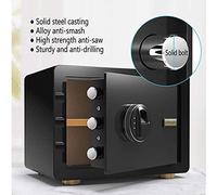 JCNAGXY Safe Alloy Steel Mechanical Lock Double Protection of Key and Mechanical Password Smart Home Safe