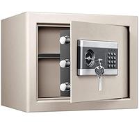 JCNAGXY Safe, Safe Cabinet with Master Key, Alarm System to Protect Your Cash, Protect Money, Jewelry, Passports for Home, Business, Travel,A