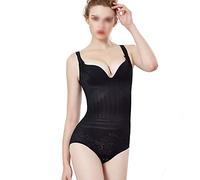 JCNAGXY Slimming, Seamless Underwear Breathable Full Body Shaper Firm Control Bodysuit for Women - Control Hooks Adjustable Removable Shoulder Strap