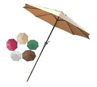 JCNAGXY Umbrellas Sunscreen, Outdoor Sun Shade, with 8 Ribs, with Crank Handle, Protection Windproof, for Garden Patio Yard Beach Pool Table Parasol, Outdoor Table Umbrella