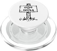 JCombs : Gone to Aruba, Retro Aruba PopSockets PopGrip pour MagSafe