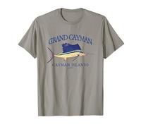 JCombs : Grand Cayman, îles Caïmans Vintage Sailfish T-Shirt