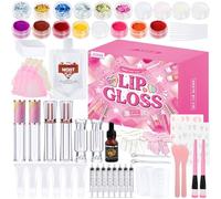 JCOOS Kit de fabrication amusante de gloss à lèvres pour adolescents et filles
