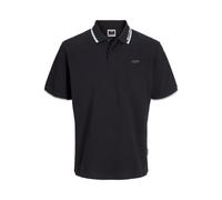 Jcopacer Polo Jacquard SS, Noir, XL