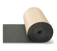 JCPSH Mousse Acoustique Autocollante Morceau De Mousse Alvéolée 15mm D'épaisseur Isolation Phonique Rouleau pour Le Studio D'enregistrement De Chambre à Coucher De Bureau(Size:1 * 10m,Color:Noir)