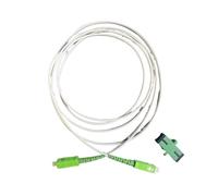 JCQXJJLWN Câble à fibre optique blindé en acier SC/APC-SC/APC, rallonge de 2 m