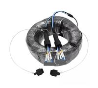 JCQXJJLWN Câble à fibre optique blindé TPU, connecteur LC UPC, SC UPC, monomode, 2/4/6/8 cœurs, avec gaine de protection, 300 m, 350 m(SC UPC 4-core 300m)