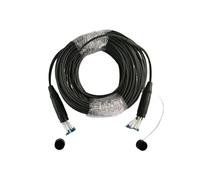 JCQXJJLWN Câble à fibre optique blindé TPU, cordon de raccordement solide et flexible, SC UPC, LC UPC, monomode, 4/8 conducteurs, avec gaine de protection, 150 mètres(4-core 4SC-4SC)