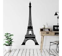 JCSMKFQ Autocollant Mural auto adhésif tour Eiffel sparadrap de salle peinture murale de Style français décoration de maison murale amovible