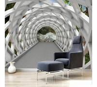 JCSMKFQ Papier peint mural 3D créatif et abstrait pour couloir décoration murale intérieure peinture murale art mural autocollant en tissu de soie