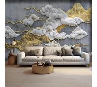 JCSMKFQ Papier peint mural 3D pour intérieur, motif abstrait tridimensionnel, pour salon, chambre à coucher, décoration murale, autocollant