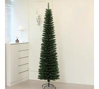 JCSRYD Sapin de Noël Artificiel Vert de Qualité Supérieure, Articulé, avec 300/420/500 Branches, Support en Métal, Idéal pour Décorer Votre Maison ou Votre Bureau(210cm/7ft)