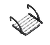 JCSRYD Tablette Radiateur sans Percer, Étendoir à Linge Portable, Séchoir à Linge Pliable en Métal à Fixer sur Porte ou Fenêtre, pour L'intérieur et L'extérieur(40 * 35cm/16 * 14in)