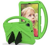 JCTek Étui pour enfant compatible avec tablette Lenovo Tab M10 HD (2ème génération) 10,1" TB-X306F / TB-X306X 2020 - Durable - Mousse EVA caoutchouc - Poignée et support - Vert