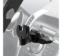 JCTRIWAY Support de téléphone pour voiture avec fente CD, support de téléphone pour prise de course/prise, support de prise CD compatible avec portefeuille Magsafe, porte-cartes, iPhone, Samsung noir