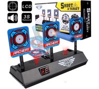 JCU® Cible électronique compatible avec pistolets Nerf N-Strike Elite/Mega jouet