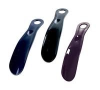 JCUGSBS Biped Set de 3 Chausse-Pieds en Plastique - 18 cm Chausse-Pied，Bleu, Violet, Noir