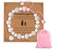 JCUGSBS Cadeau Fille Nièce Bracelets Femme Cadeau D'anniversaire Garçon Fille Enfant Je T'aime Ma Fille Cadeau Fille à Ma Fille Bracelet Femme Idee Cadeau Ado Fille Pendentif Bracelets