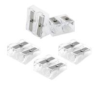 JCUGSBS Double Taille-Crayon en pour Crayons Graphite，Taille-Crayon de qualité supérieure,Taille-Crayon Plastique Spécial Crayons,Taille Crayon Maquillage