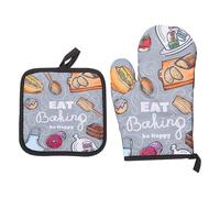 JCUGSBS Gants de Four,maniques, Gants de Four,Gants de Cuisson,Gants de Cuisine,ven Mitts Set of 2 Heat-Resistant