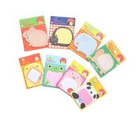 JCUGSBS Lot de 24 blocs-notes autocollants avec feuilles mignonnes en forme d'animaux pour les études, la maison, le bureau, la colocation ou les cadeaux