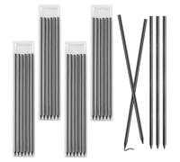 JCUGSBS Recharges de Crayons de Charpentier, 24pcs 2.8mm Recharge de Crayon Crayon de Charpentier, Recharges de Crayons de Charpentier Solides, Mines de Crayon Noir pour Dessin D'architecte