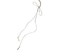 JCVBN Collier long avec cordon de serrage simple et nœud pour femme