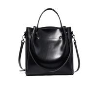 JCVBN Cuir Véritable Sac Cabas Femme 31cm | Cuir Véritable Vachette Zip Réglable Sangle Doublure Cuir 31x12x32cm Main Épaule Bandoulière Sept Couleurs