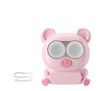 JCVBN Nettoyeur de lentilles de contact électrique avec boîte amovible pour enlever les protéines de déchirure, rose, Rechargeable version, Organiseur de sac