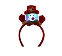 JCVBN Serre-tête lumineux à LED pour fête de Noël, Père Noël, bois d'élan et renne