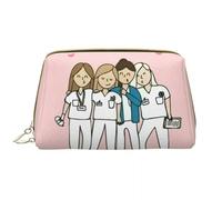 JCVBN Trousse de toilette personnalisée pour femme, médecin, infirmière, cosmétique, organisateur de maquillage, boîte de rangement Dopp, 14, Cosmetic Bag