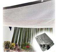 JCVCCV Toile D'ombrage en Maille 2 X 3.0M, Voile D Ombrage 55% Aluminium, Réfléchissante Argentée Toile D'ombrage, pour Plantes Succulentes(5.0x15.0m/16.4x49.2ft)