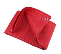 JCVCCV Voile D'ombrage Rouge, Filet Bleu Résistant Aux UV, 1 X 1 M, Filet D'ombrage Œillets Renforcés, pour Plantes De Jardin(Red,2.0x5.0m/6.5x16.4ft)