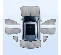 JCVT Pare Soleils Voiture pour Volvo V60 2021 2022 2023 2024, Pliable UV Contre La Chaleur Thermo Lsolante Vie Privée Protection Accessories,A/8pcs