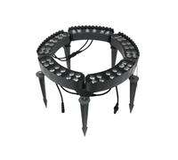 JCWGLY Anneau Lumineux Extérieur À LED Pour Arbre, Spots De Paysage AC 110V/220V, Étanche IP65 Pour L'éclairage Et La Décoration De Jardin De Cour(White Light,5 lights)