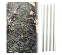 JCWGLY Arceau de Jardin Cerceaux De Tunnel pour Serre, 50 Pièces, Cerceaux De Jardin en Fibre De Verre De 4/5/6/7/8mm D'épaisseur pour Lits Surélevés, Filet De Support De Jardin(8mm-260cm/102in)