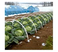 JCWGLY Arceau de Jardin Cerceaux Flexibles De Serre en Fibre De Verre, Piquets D'arche De Jardin pour Tunnel De Culture, Tissu Antigel, Filet Et Protection des Plantes(50pcs,7mm-200cm/79in)