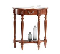 JCWGLY Table Console Console D'entrée Vintage, Table Étroite en Bois D'hévéa Massif avec Rangement pour La Décoration Intérieure(90x26x90cm/35.4x10.2x35.4in)