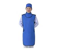 JCWGLY Tablier en Plomb Ensemble De Tabliers en Plomb À Rayons X 0,35 Mmpb, Blouse en Plomb avec Capuchon Et Collier De Protection Thyroïdienne pour La Radioprotection en Usine(60x100cm/23.6x39.4in)