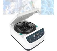 jcwwolk Machine De Centrifuge De Laboratoire, Centrifuges Électriques À Plaque De 4 X 96 Puits, Vitesse Réglable De 500-2000 TR/Min, 30s-59min50s Timing, 500xg Max RCF, Affichage LED