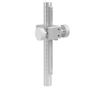 jcwwolk Plateforme De Levage Manuelle à Colonne, Platine Linéaire De Réglage en Hauteur (axe Z), Plateforme De Translation Verticale en Acier Inoxydable avec Verrouillage, Charge De 25 N 300mm