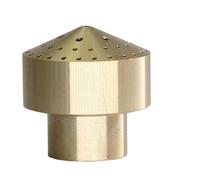 JCXIOC Buse de Fontaine Arroseurs en Laiton, Buses de Fontaine rotatives, aménagement paysager, Bassin, Jet extérieur, tête pulvérisation Droite, Irrigation, arrosage des Plantes(AX5PCS)