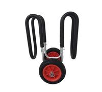 JCXIOC Diable de Remorquage pour Bateau Chariot de Transport Kayak Pliable et Portable, à économie d'énergie, avec Roues Amovibles Chariot Main Universel en Caoutchouc Aluminium