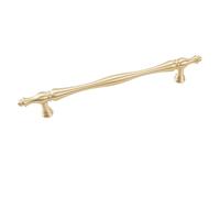 JCXIOC Poignées de Meuble de Cuisine Poignée de tiroir en laiton, belle poignée meuble, quincaillerie for armoire cuisine, longue dorée, poignées porte placard(8818-192)