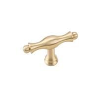 JCXIOC Poignées de Meuble de Cuisine Poignée de tiroir en laiton, belle poignée meuble, quincaillerie for armoire cuisine, longue dorée, poignées porte placard(8818-T)