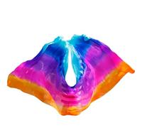 JCXIOC Voile de Danse Orientale 1 Voile de Danse en Soie for Femme, Accessoire de Danse du Ventre Sexy(Color 6,200cmx90cm)
