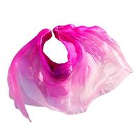 JCXIOC Voile de Danse Orientale 1 Voile de Danse en Soie for Femme, Accessoire de Danse du Ventre Sexy(Color 18,250cmx114cm)