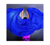 JCXIOC Voile de Danse Orientale Voile de Danse du Ventre, Couleur Unie, Texture légère, châles, écharpes for Femmes, Accessoires de Costumes, 250 cm x 110 cm(Color 3)